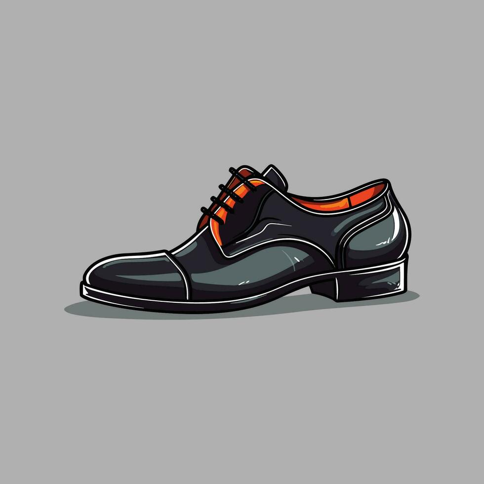 vestir sapatos vetor grampo arte ilustração