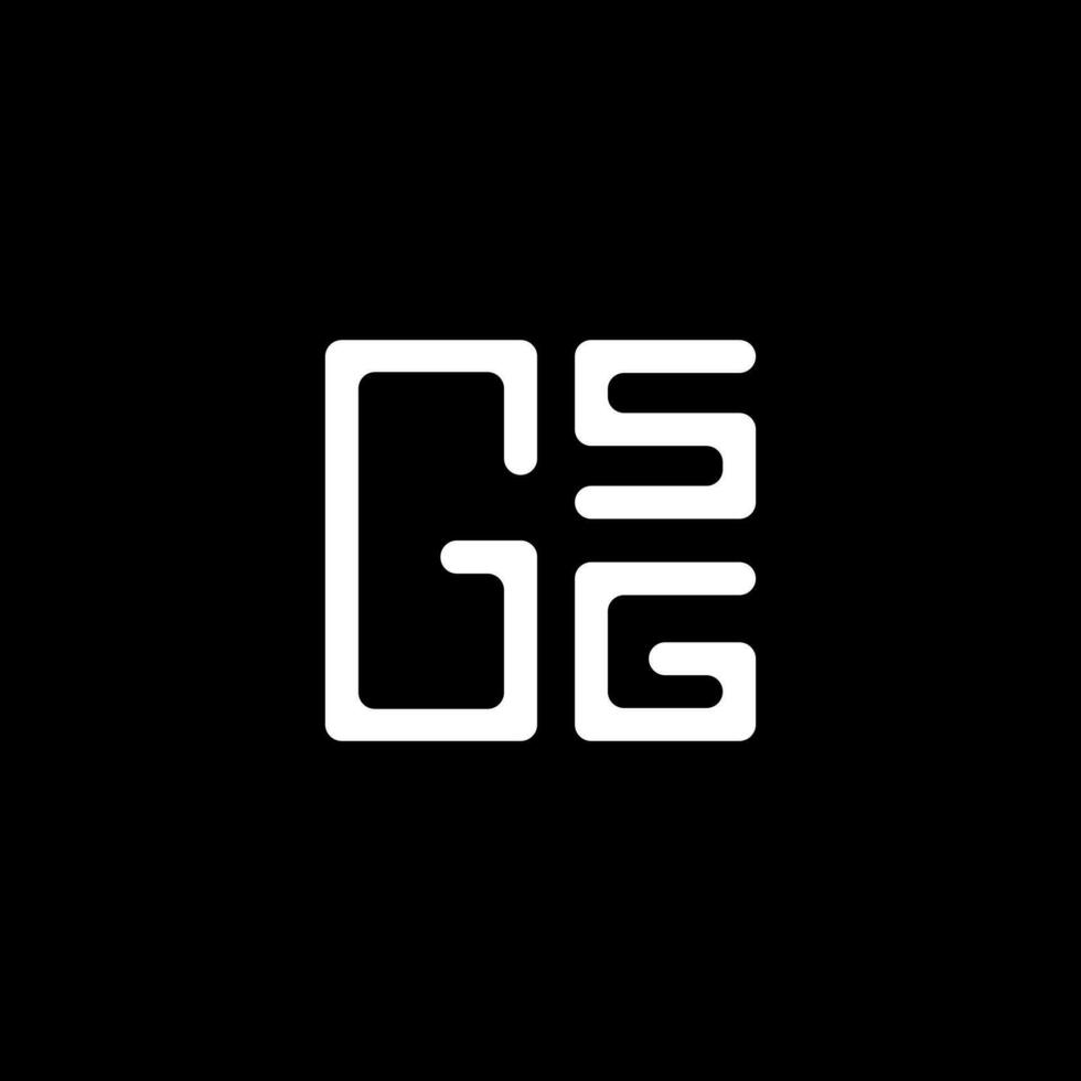 gsg carta logotipo vetor projeto, gsg simples e moderno logotipo. gsg luxuoso alfabeto Projeto