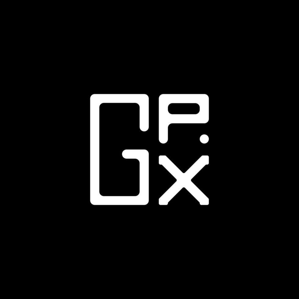 gpx carta logotipo vetor projeto, gpx simples e moderno logotipo. gpx luxuoso alfabeto Projeto