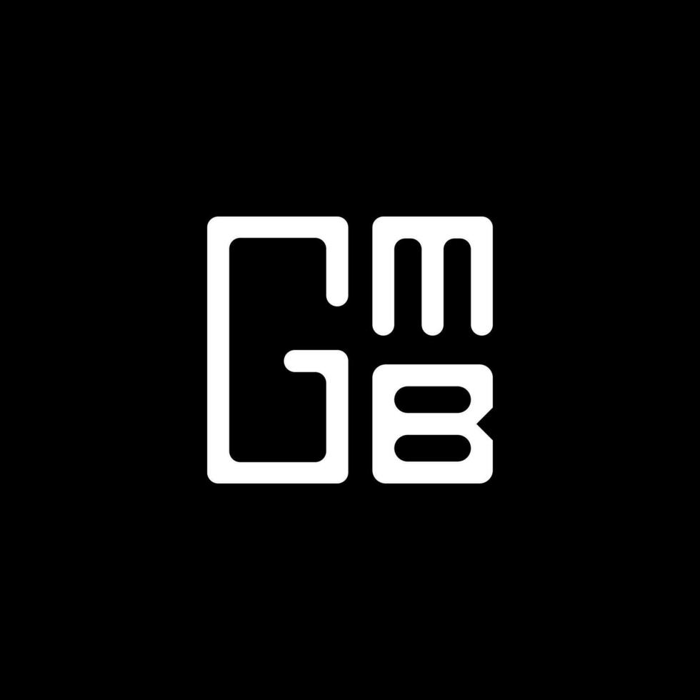 gmb carta logotipo vetor projeto, gmb simples e moderno logotipo. gmb luxuoso alfabeto Projeto