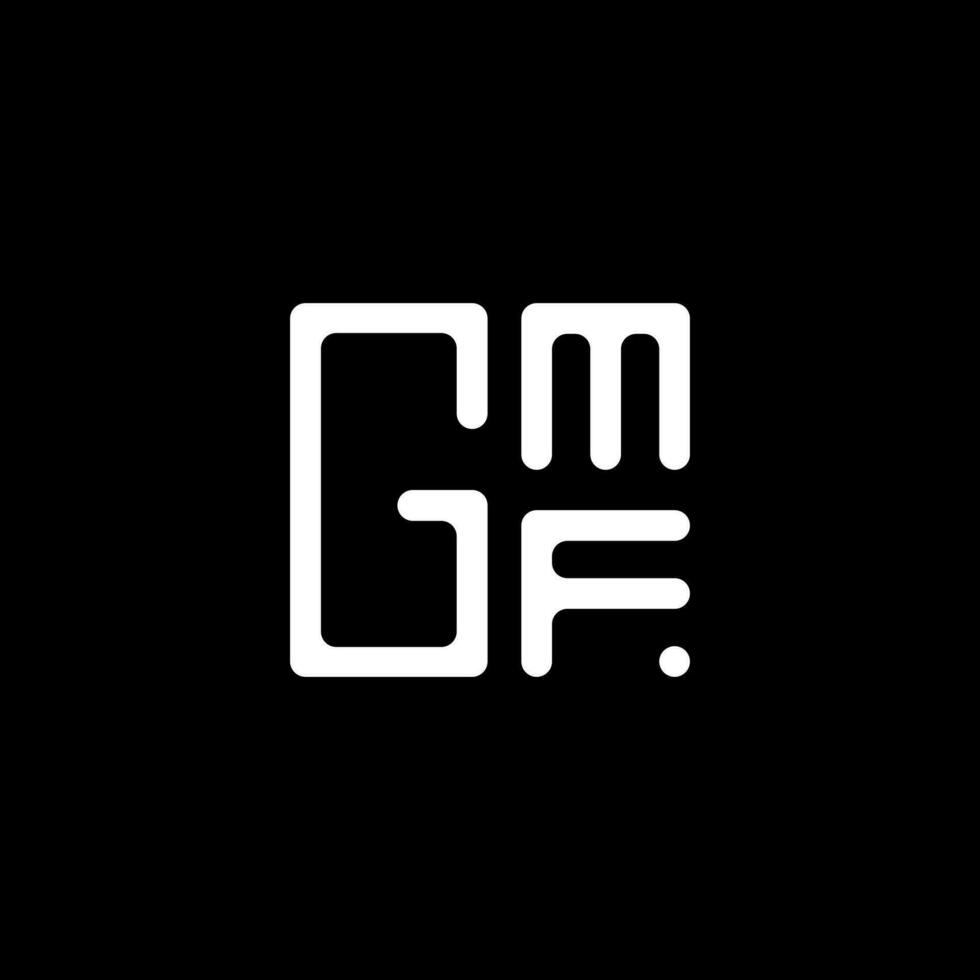 gmf carta logotipo vetor projeto, gmf simples e moderno logotipo. gmf luxuoso alfabeto Projeto