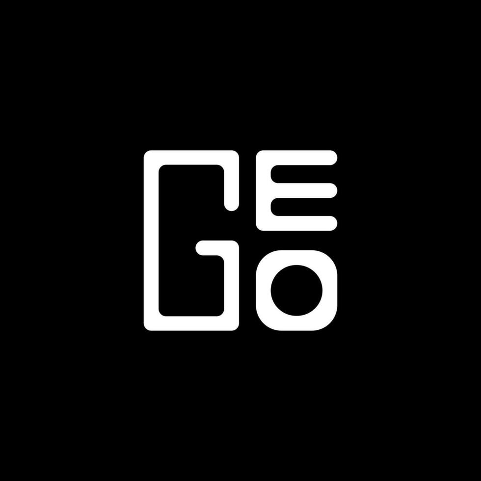 geo carta logotipo vetor projeto, geo simples e moderno logotipo. geo luxuoso alfabeto Projeto