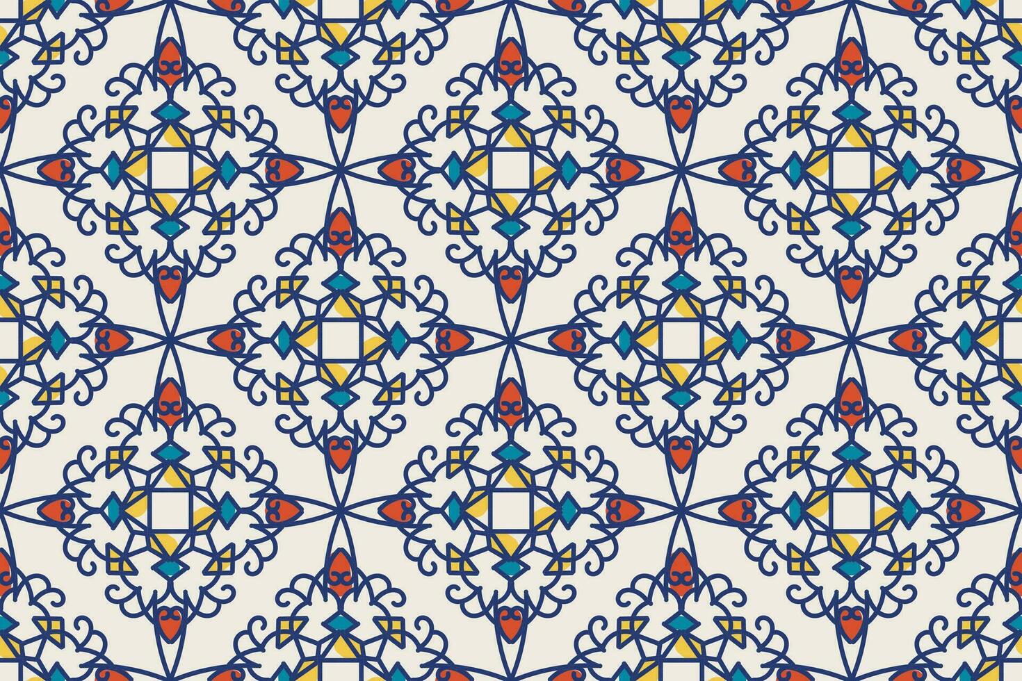 turco mesquita janela vetor desatado padronizar. Ramadã Mubarak muçulmano fundo. tradicional Ramadã kareem mesquita padronizar com ouro rede mosaico. islâmico janela rede Projeto do lanterna formas azulejos.