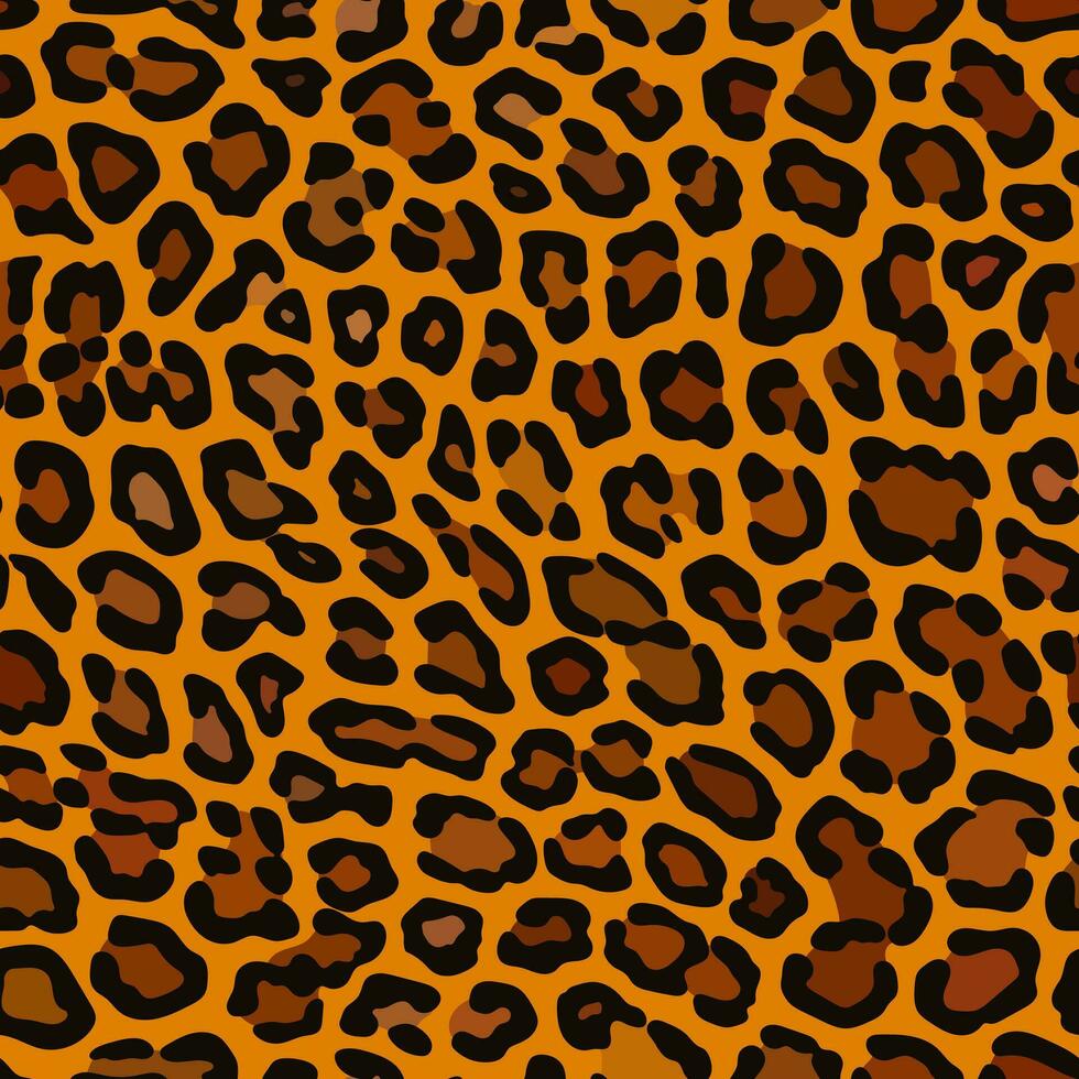leopardo pele desatado fundo em vetor gráfico arte.