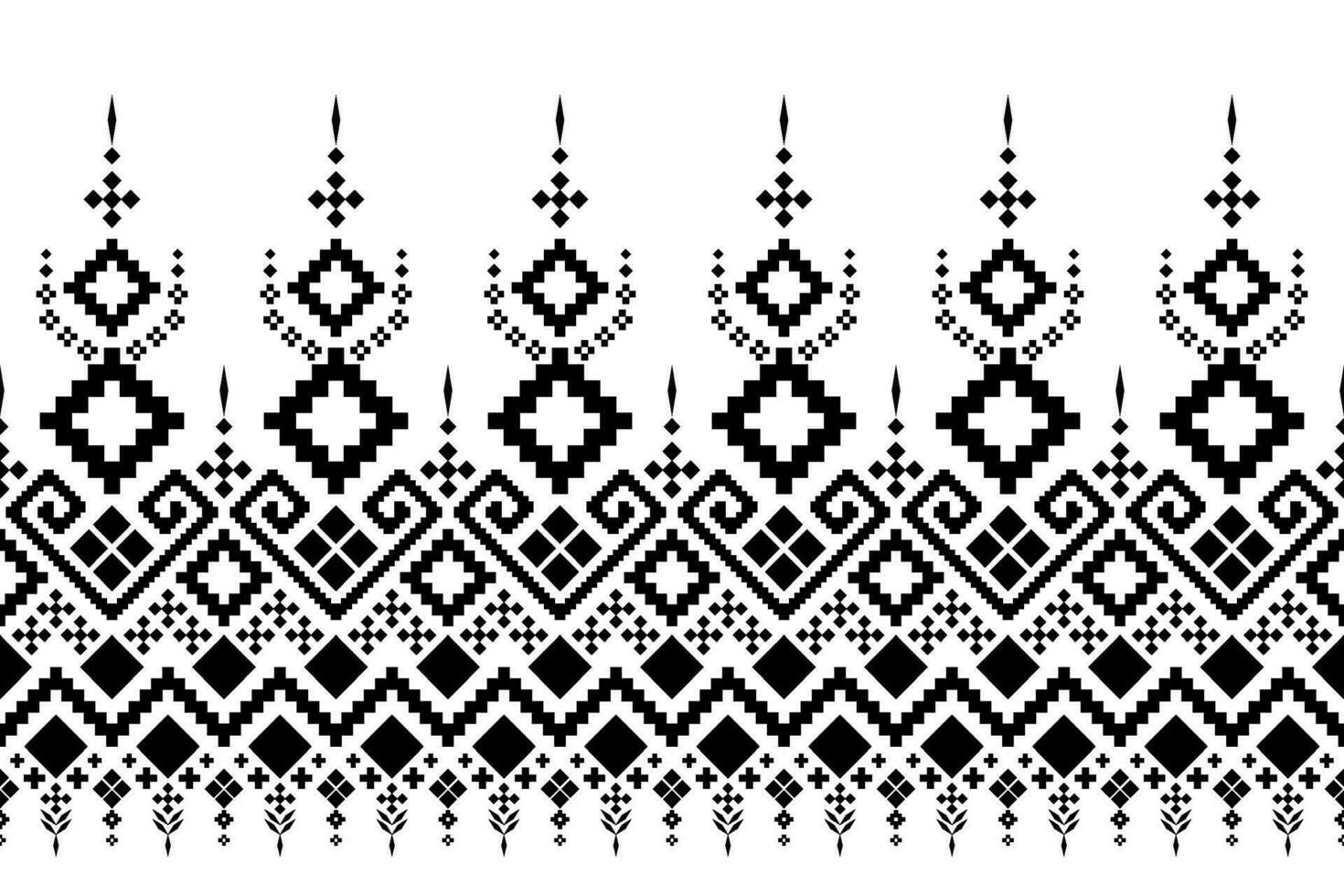 Cruz ponto colorida geométrico tradicional étnico padronizar ikat desatado padronizar abstrato Projeto para tecido impressão pano vestir tapete cortinas e sarongue asteca africano indiano indonésio vetor