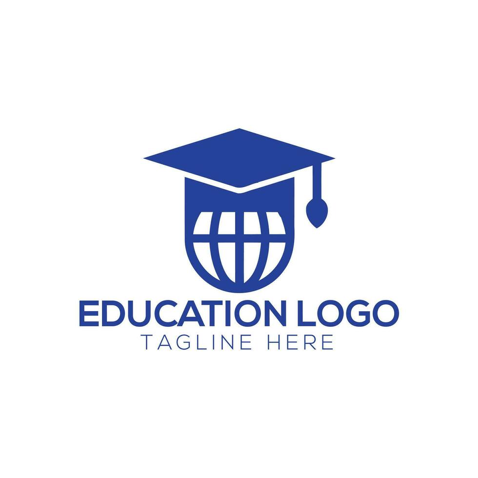 Educação logotipo modelo. swoosh moderno Educação logotipo Series vetor