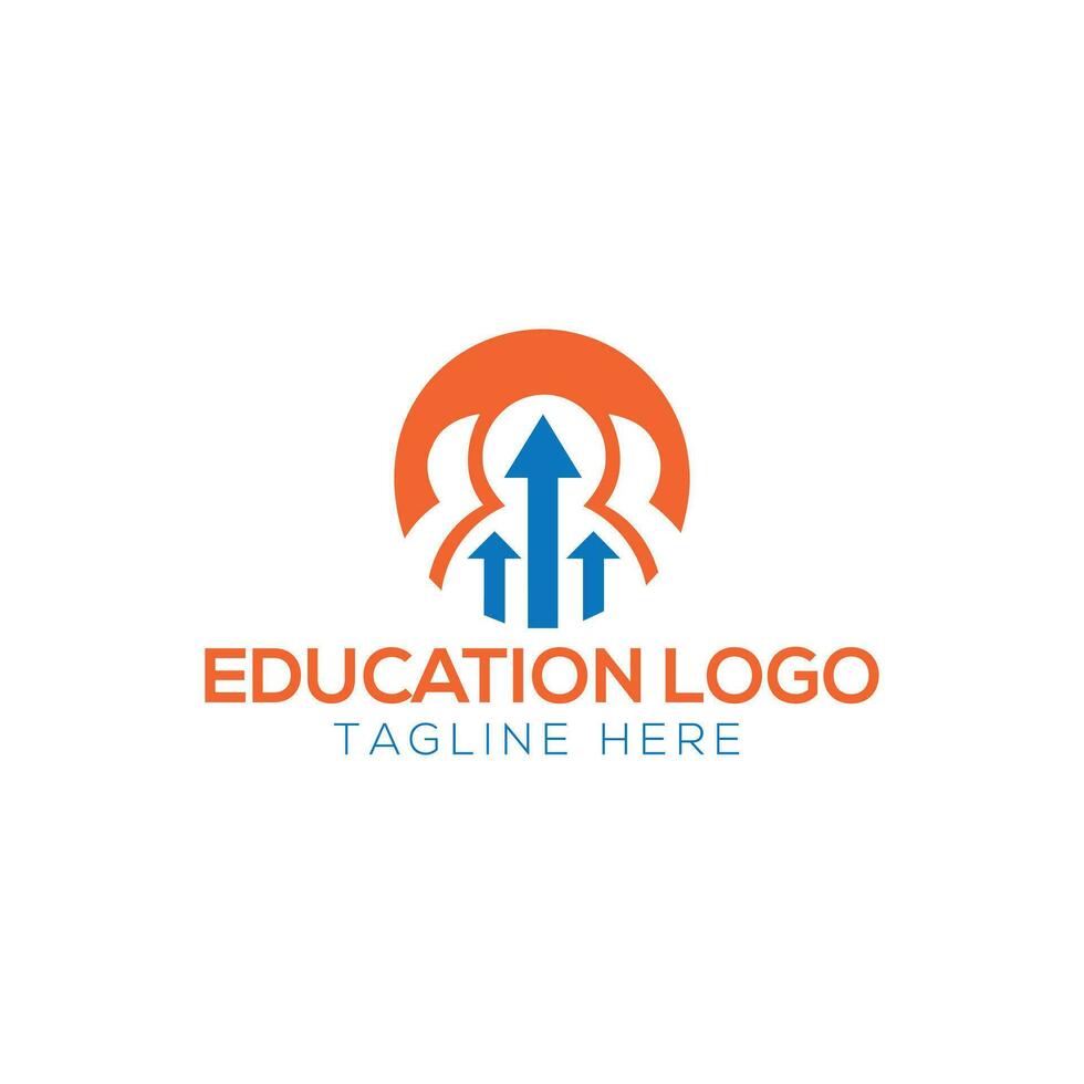 educação logo modelo ilustração vetorial design vetor