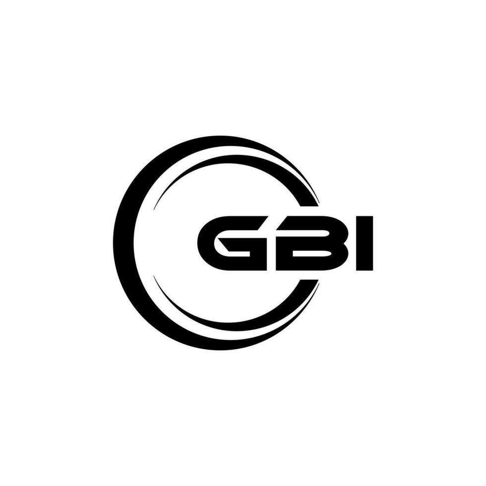 gbi logotipo projeto, inspiração para uma único identidade. moderno elegância e criativo Projeto. marca d'água seu sucesso com a impressionante isto logotipo. vetor