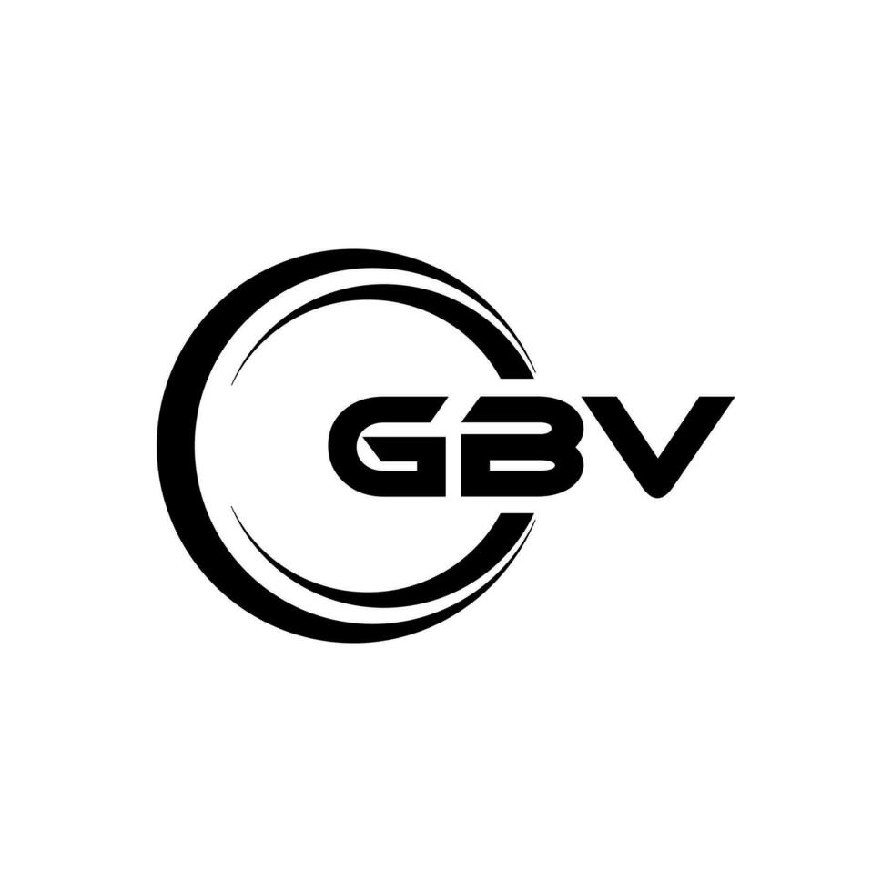 gbv logotipo projeto, inspiração para uma único identidade. moderno elegância e criativo Projeto. marca d'água seu sucesso com a impressionante isto logotipo. vetor