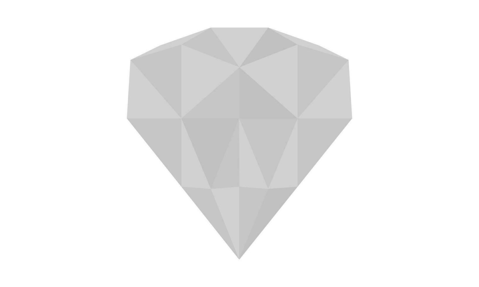 diamante ilustração em branco fundo vetor