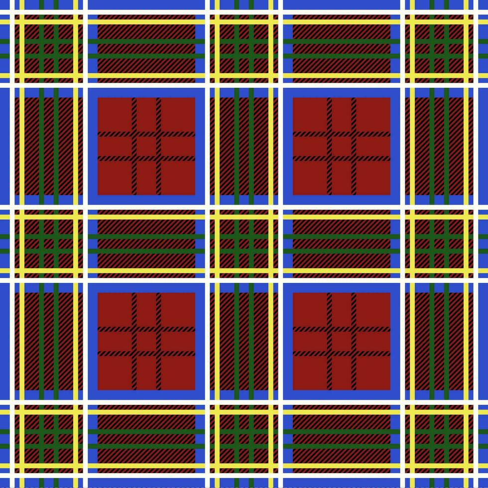 tartan xadrez vermelho tecido vetor imagem