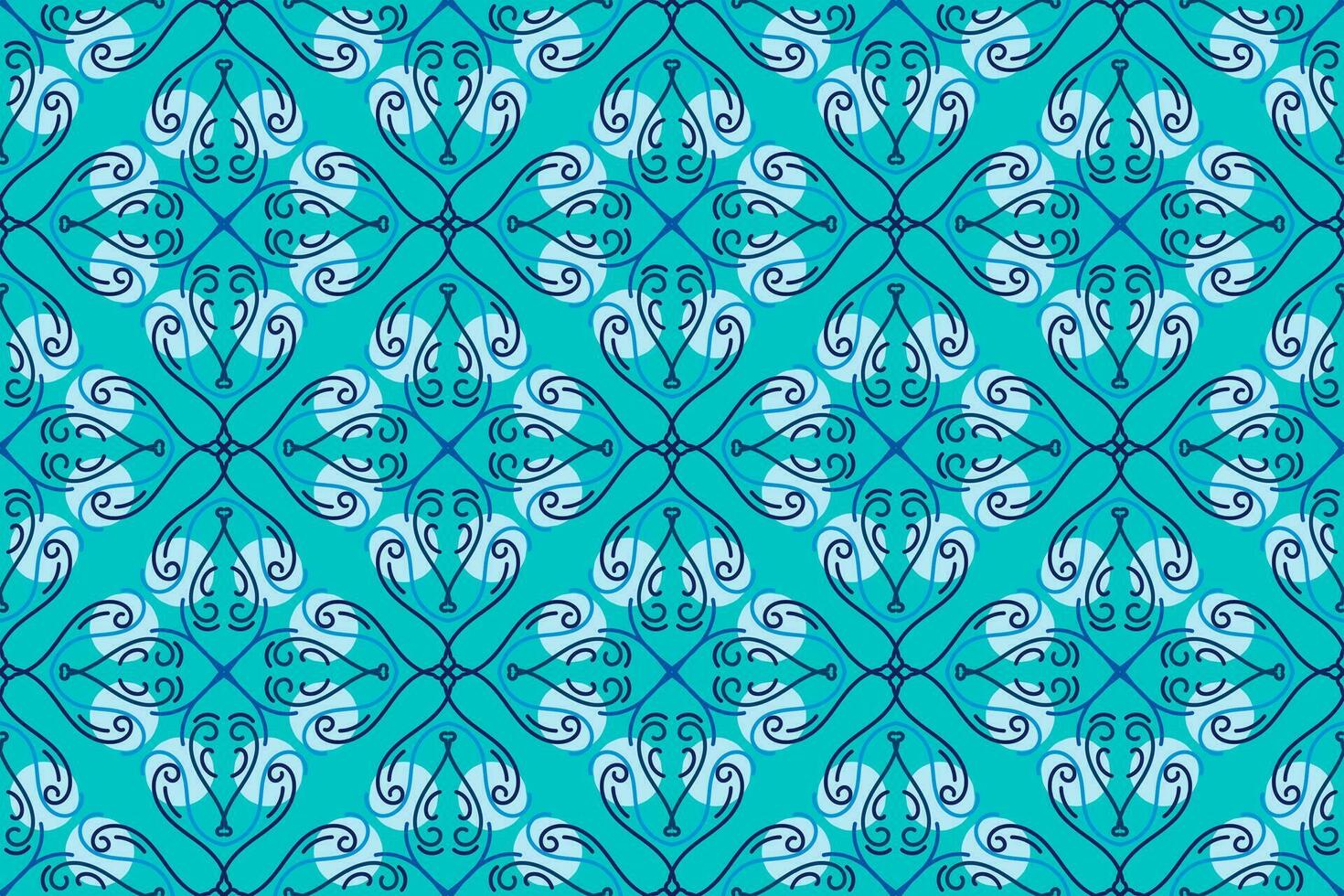 oriental padronizar. azul fundo com árabe ornamento. padrão, fundo e papel de parede para seu Projeto. têxtil ornamento. vetor ilustração.