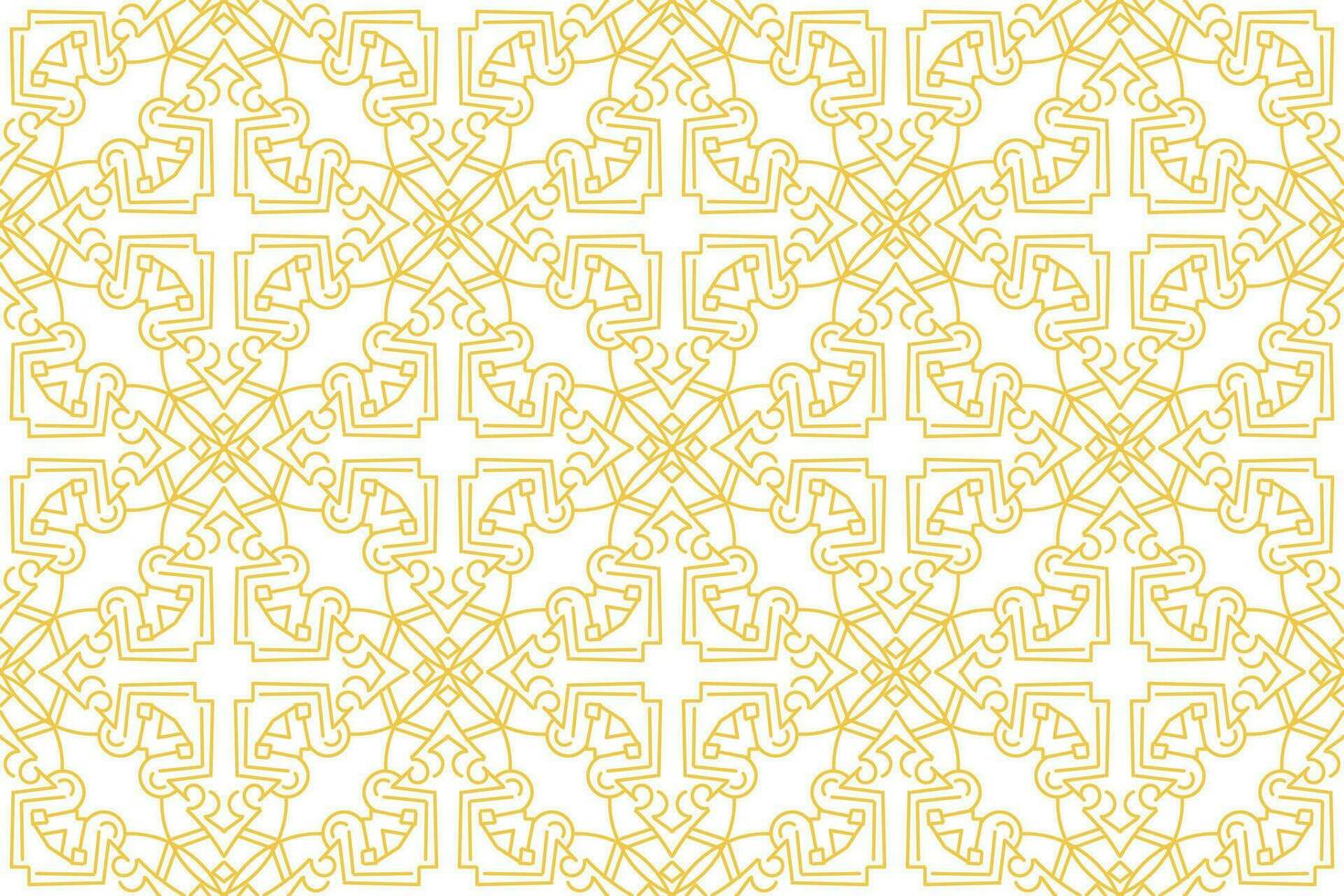 oriental padronizar. branco e ouro fundo com árabe ornamento. padrão, fundo e papel de parede para seu Projeto. têxtil ornamento. vetor ilustração.