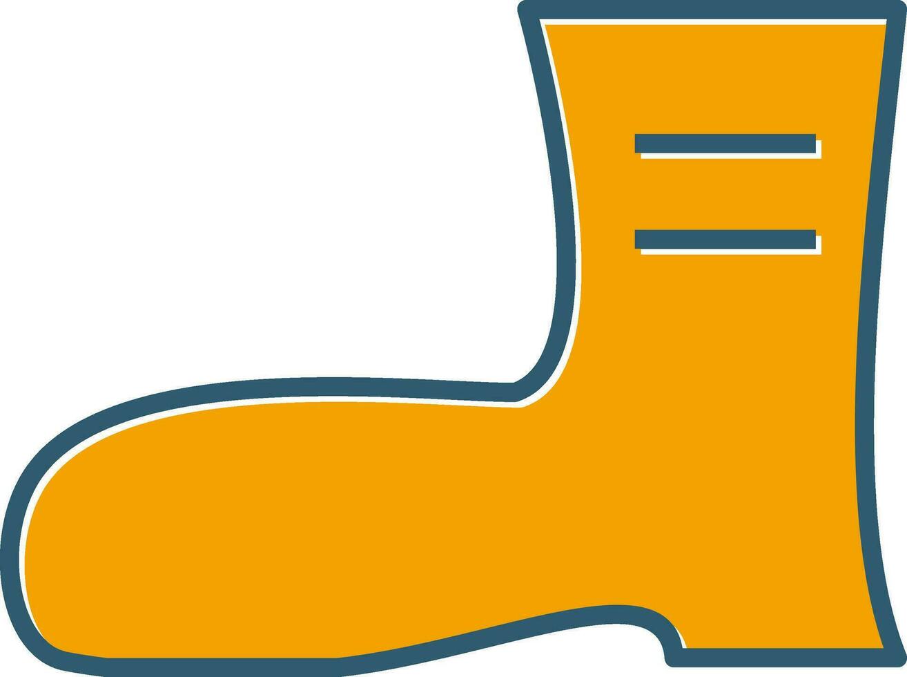 ícone de vetor de botas de construção