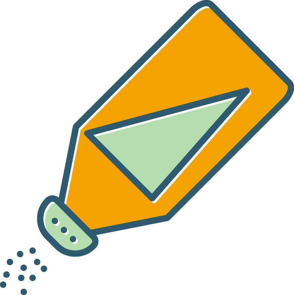 ícone de vetor de garrafa de sal