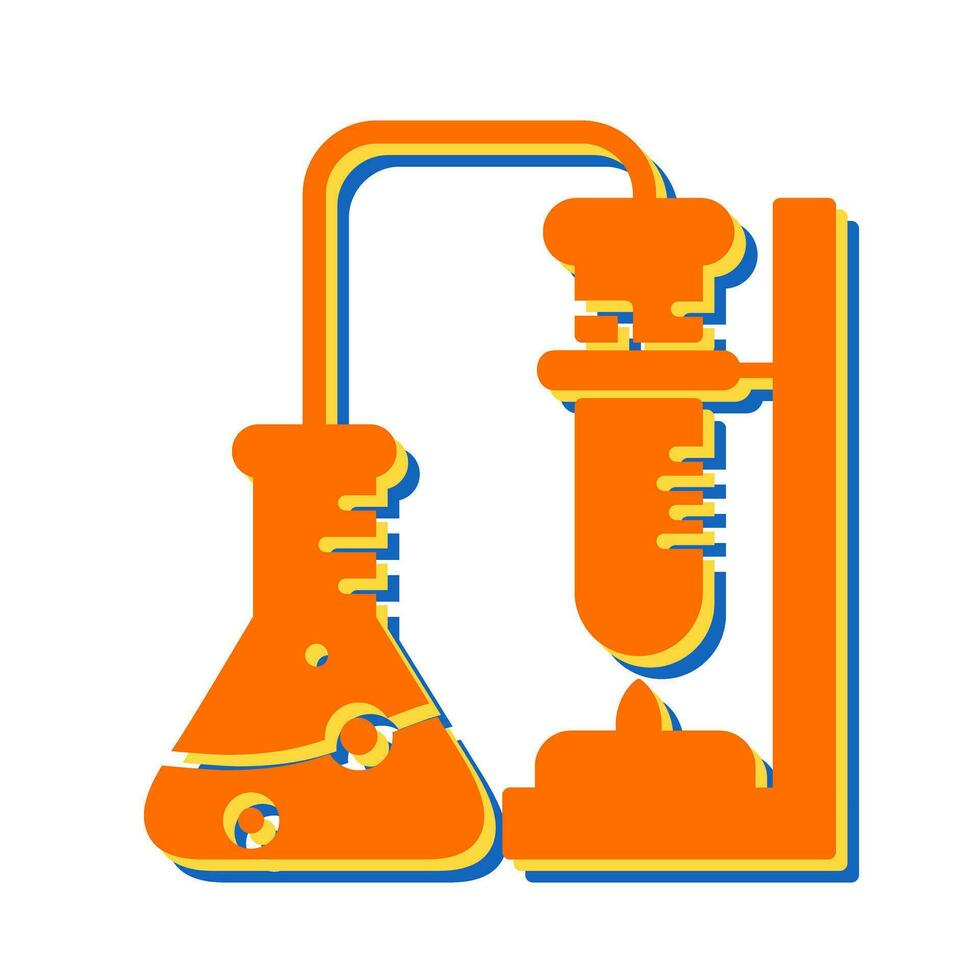 ícone de vetor de experimento