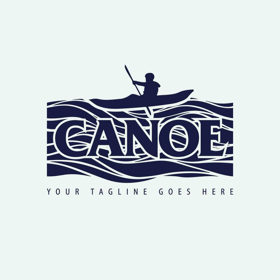 canoa logotipo vetor