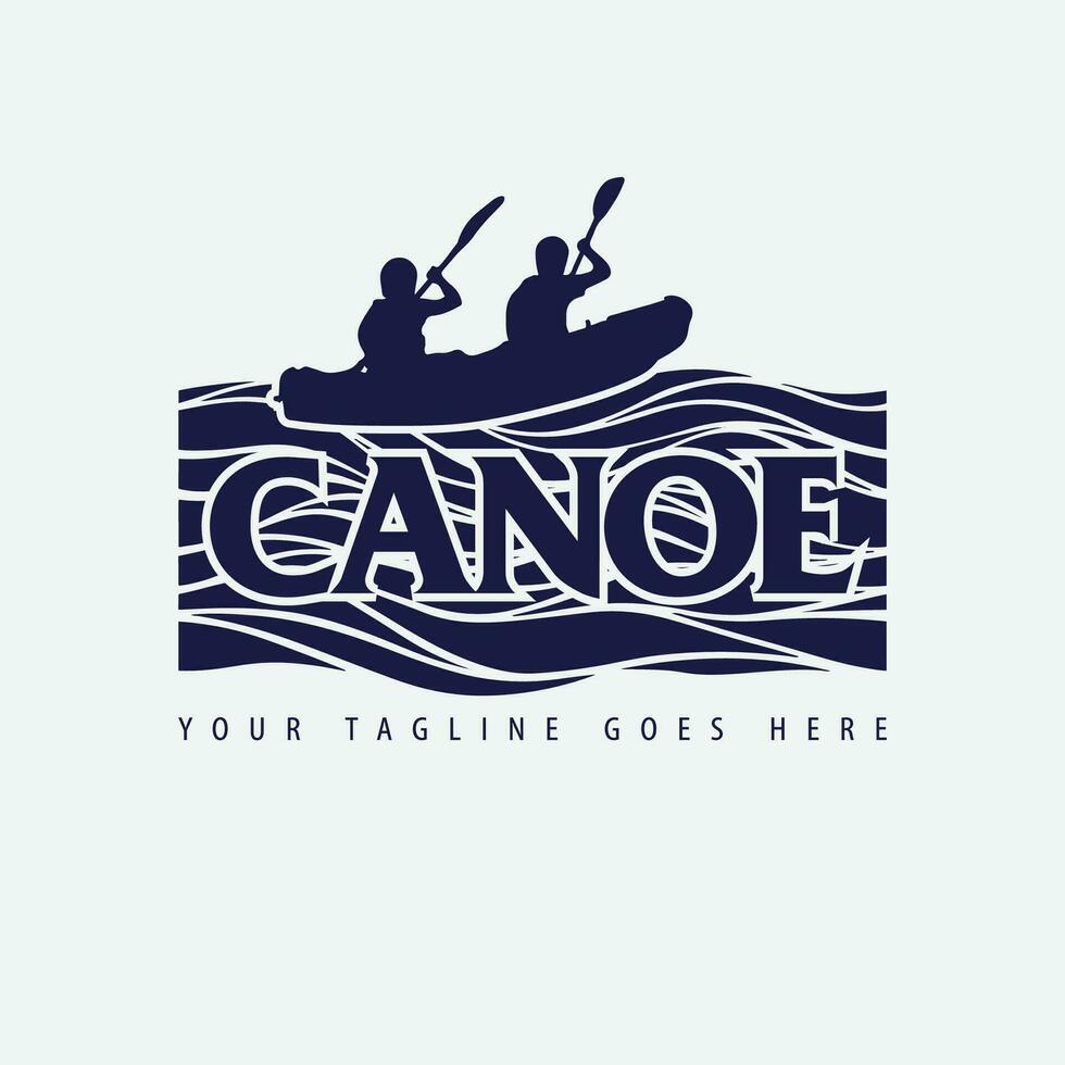 canoa logotipo vetor