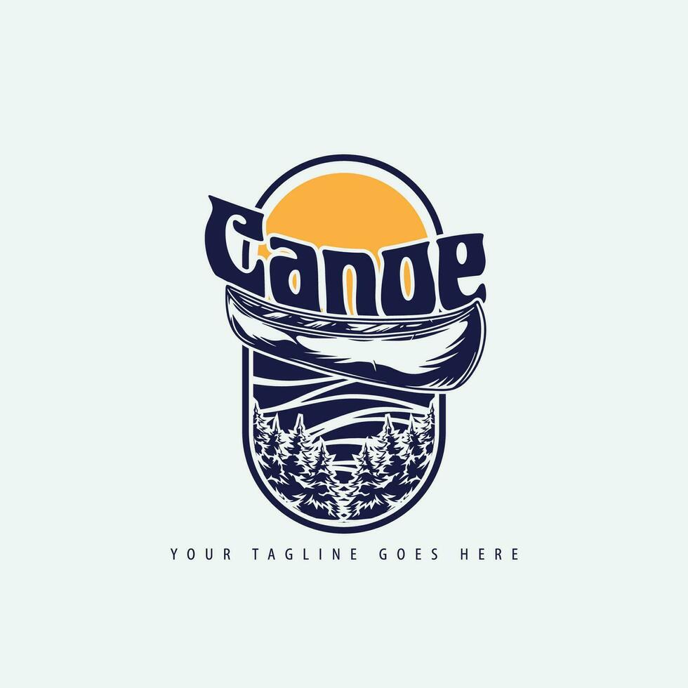 canoa logotipo vetor