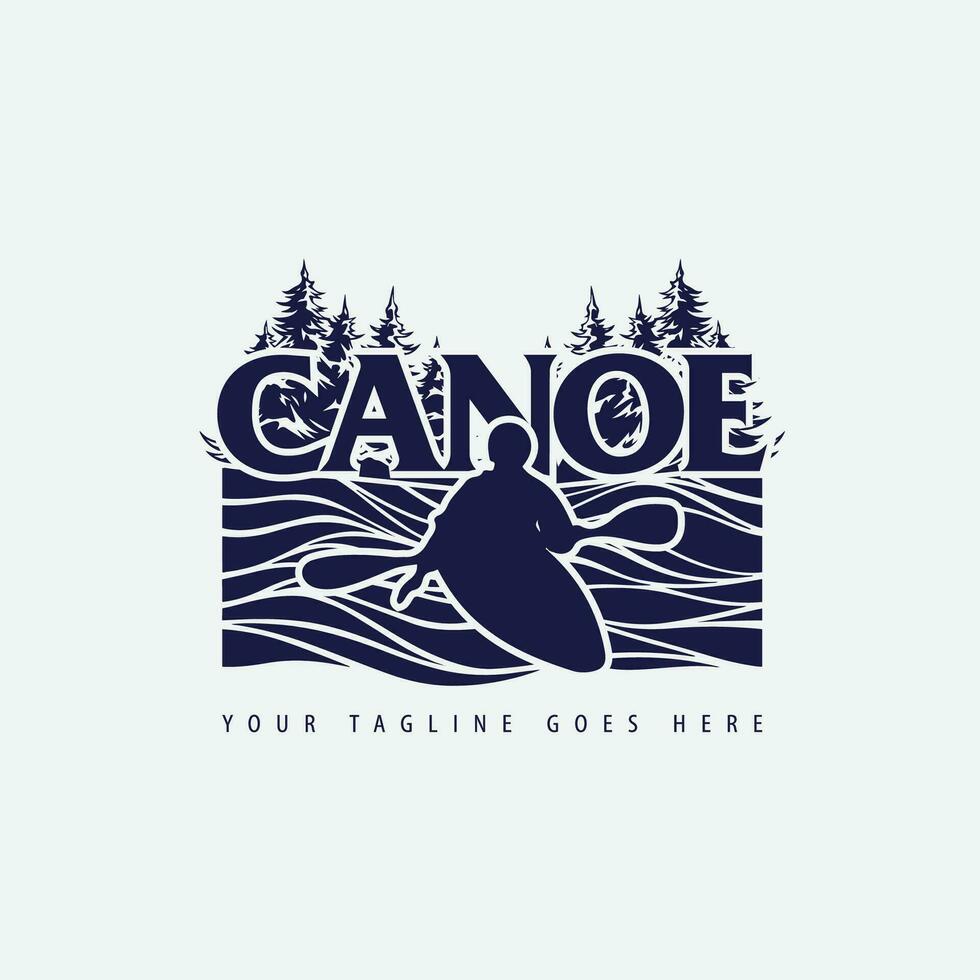 canoa logotipo vetor