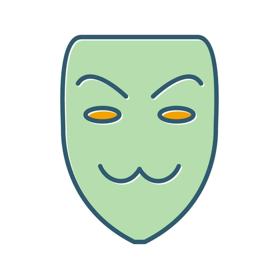 ícone de vetor de máscara de hacker