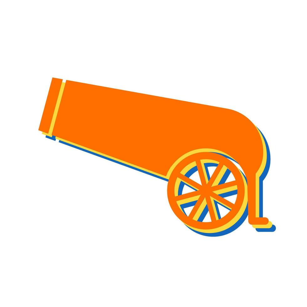 ícone de vetor de canhão