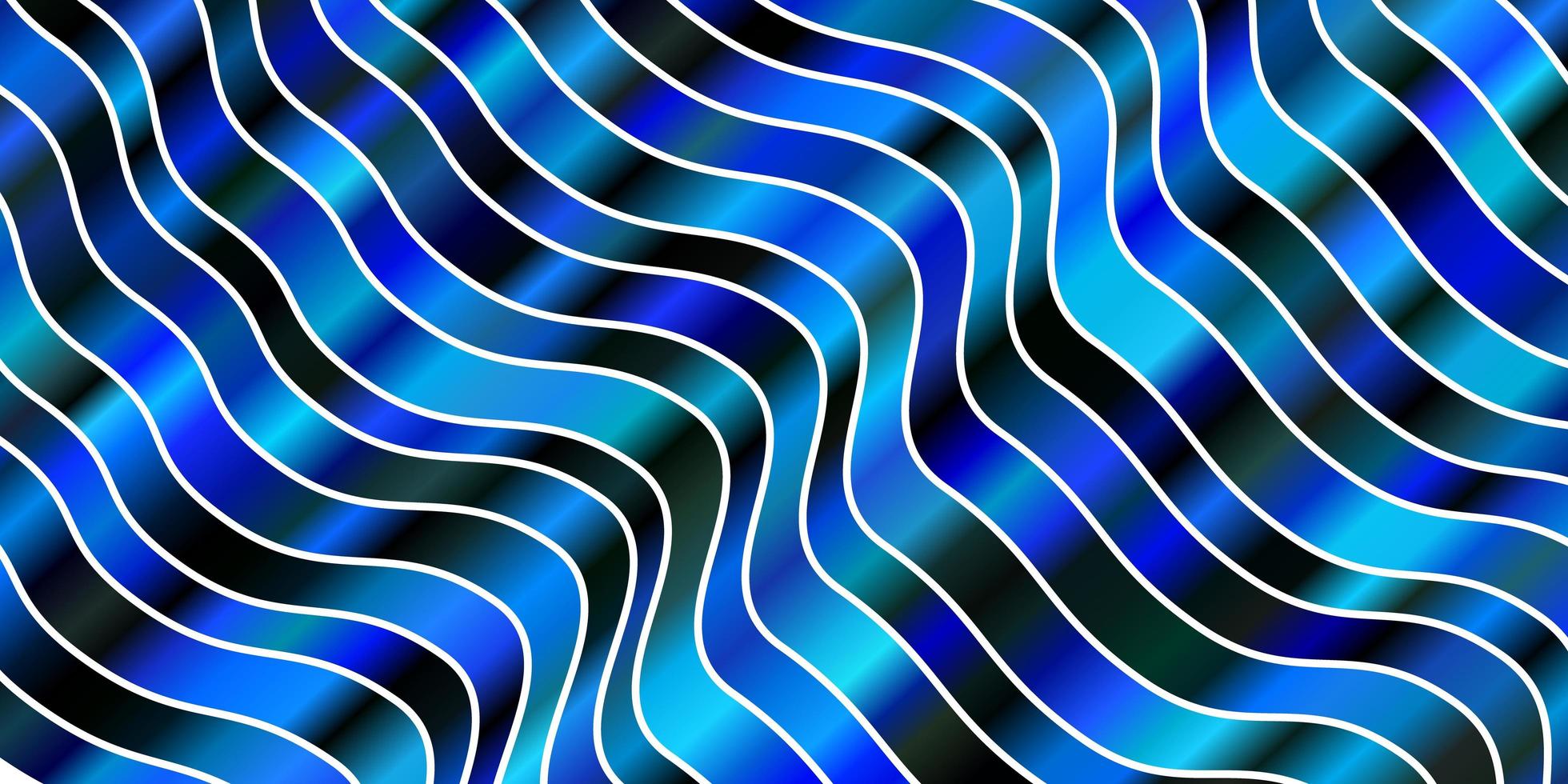 layout de vetor de azul claro com curvas. ilustração de gradiente abstrata com linhas irônicas. melhor design para seus cartazes, banners.