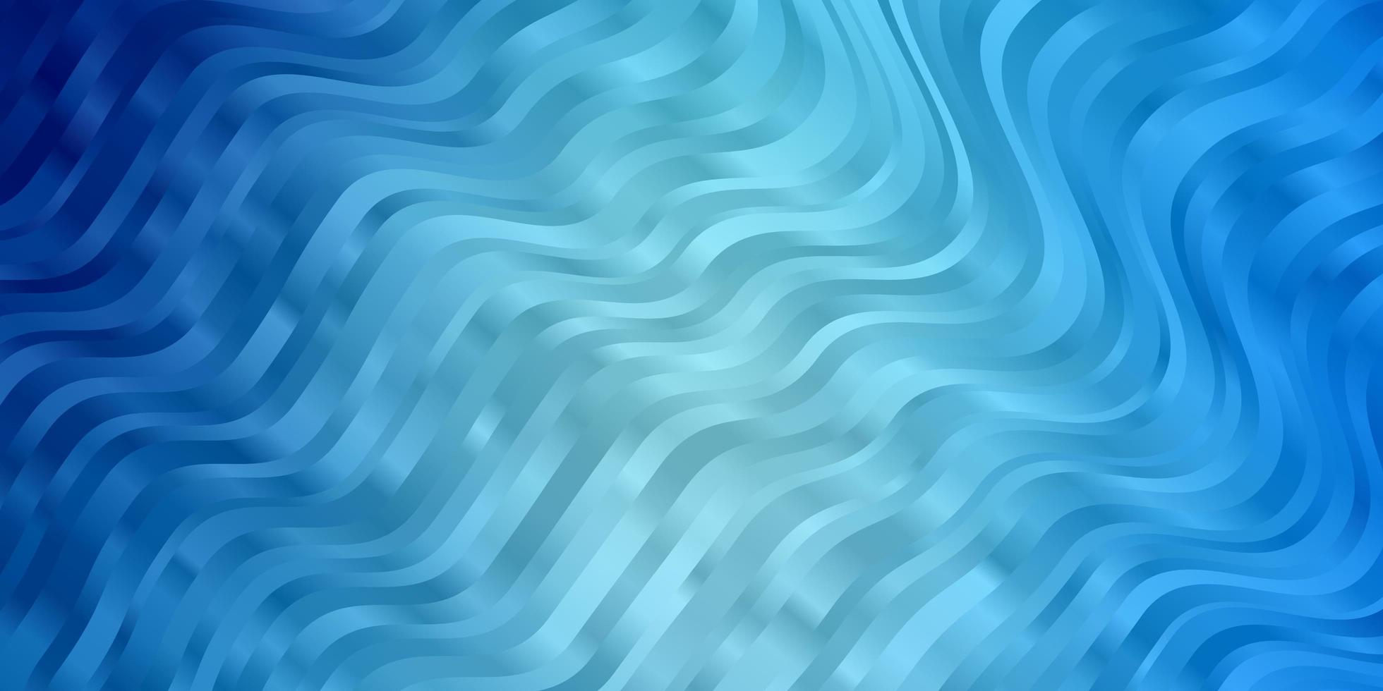 padrão de vetor azul claro com linhas irônicas. ilustração colorida, que consiste em curvas. padrão para livretos, folhetos.