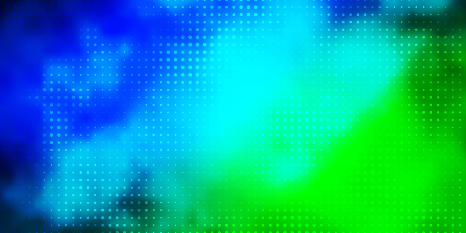 modelo de vetor azul e verde claro com círculos. projeto decorativo abstrato em estilo gradiente com bolhas. padrão para livretos, folhetos.