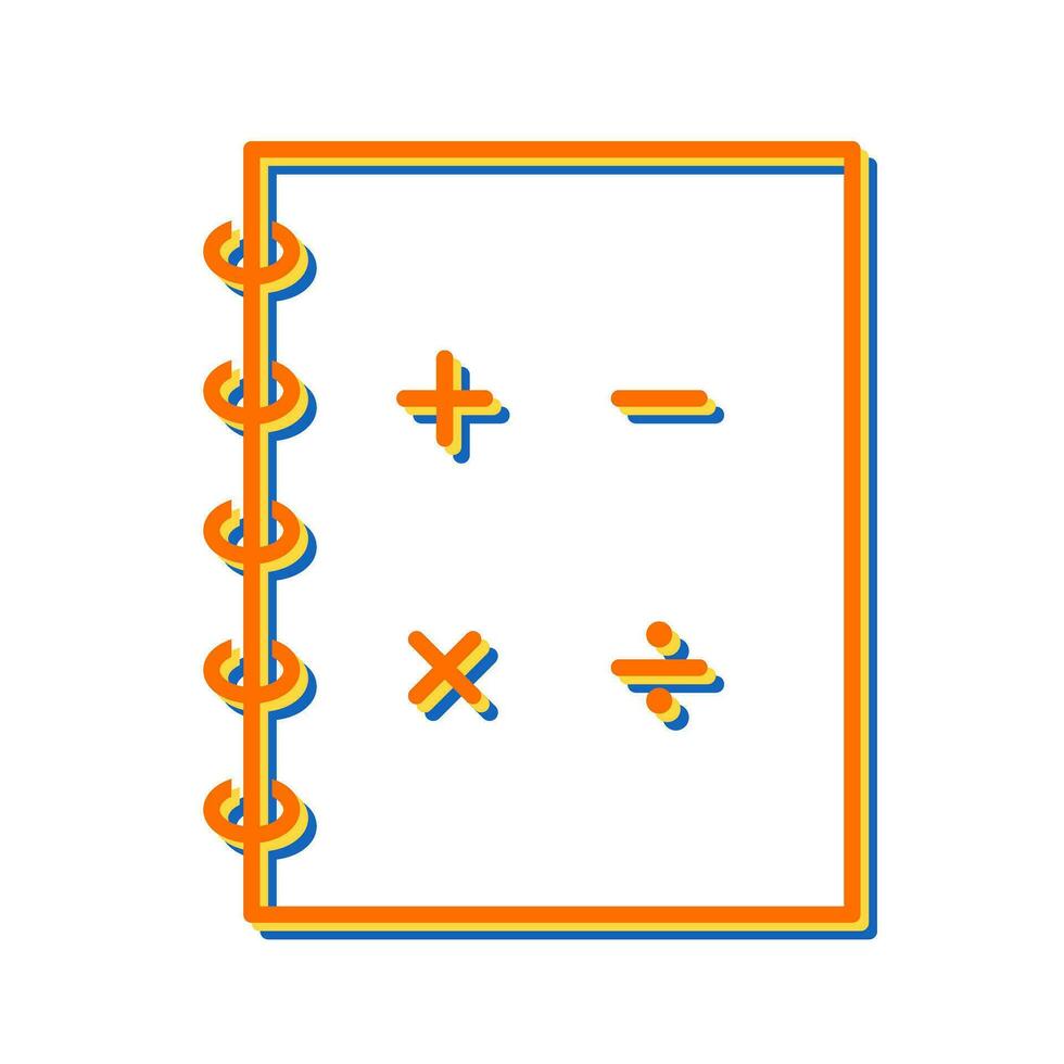 ícone de vetor de matemática