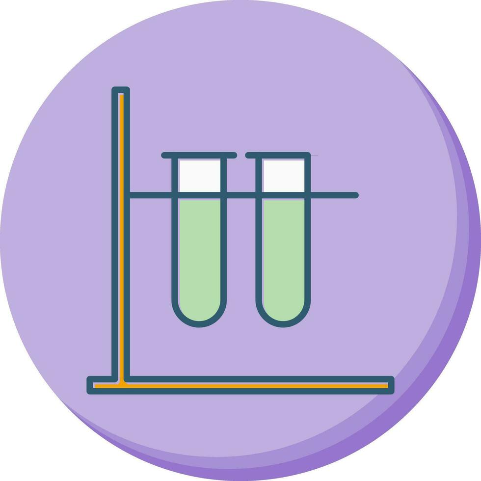 ícone de vetor de tubos de ensaio