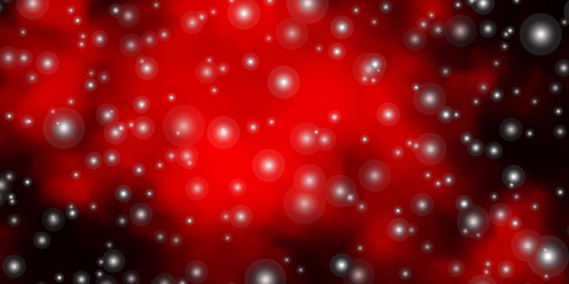 fundo vector vermelho escuro com estrelas coloridas. brilhando ilustração colorida com estrelas pequenas e grandes. tema para telefones celulares.