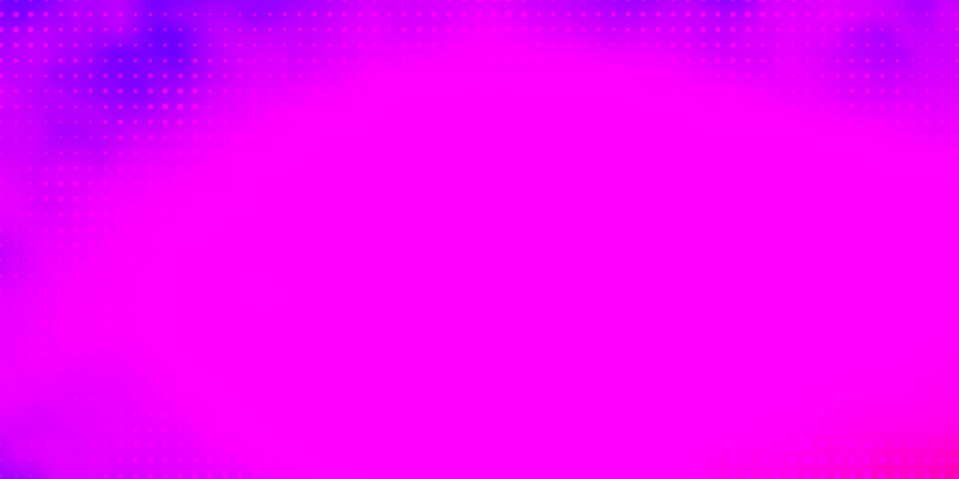 de fundo vector roxo, rosa claro com círculos. ilustração colorida com pontos de gradiente no estilo da natureza. design para seus comerciais.