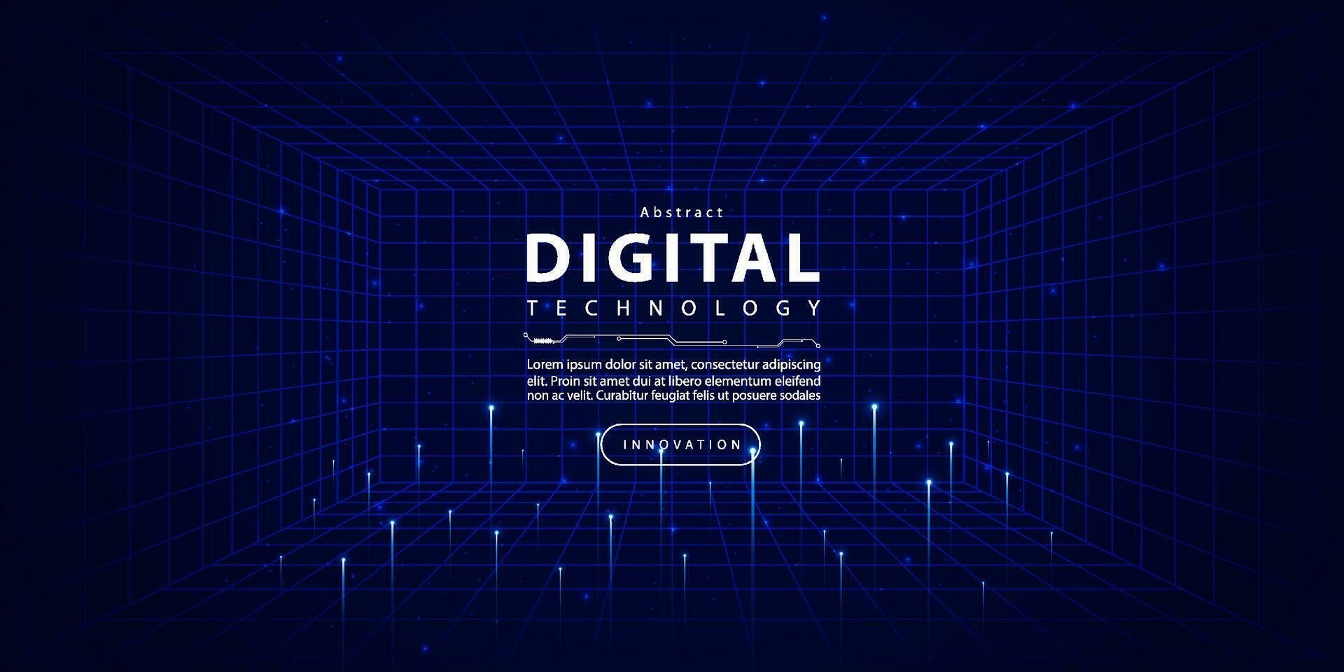 velocidade de tecnologia digital conectar fundo verde azul, informação cyber nano, comunicação abstrata, dados tecnológicos futuros de inovação, conexão de rede de internet, ai big data, ilustração de ponto de linha 3d vetor