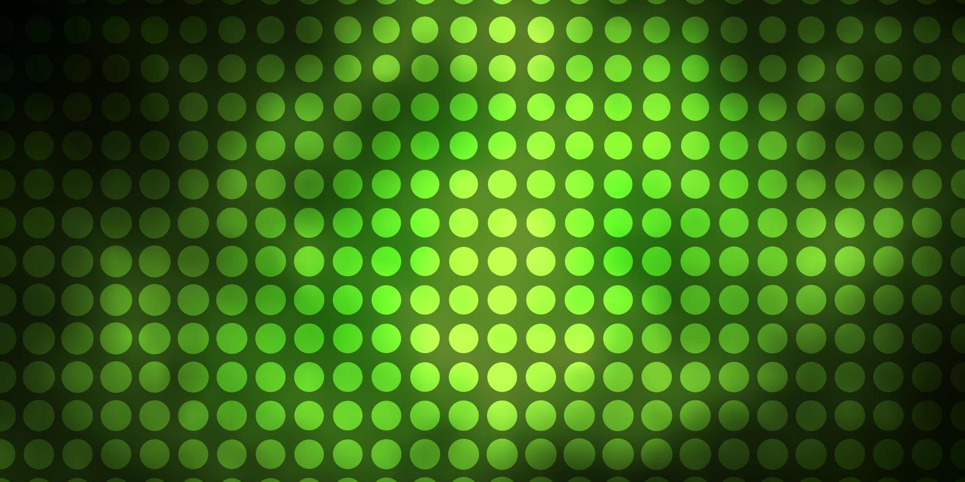 fundo vector verde escuro e amarelo com círculos. projeto decorativo abstrato em estilo gradiente com bolhas. design para seus comerciais.