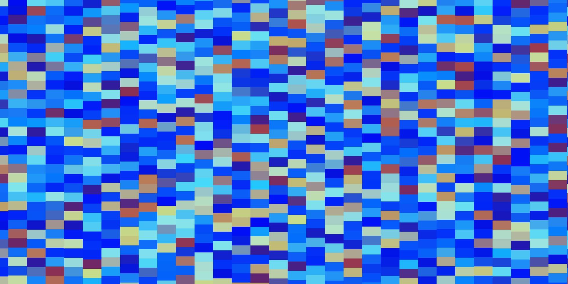 textura vector azul e vermelho claro em estilo retangular. ilustração gradiente abstrata com retângulos coloridos. padrão para comerciais, anúncios.