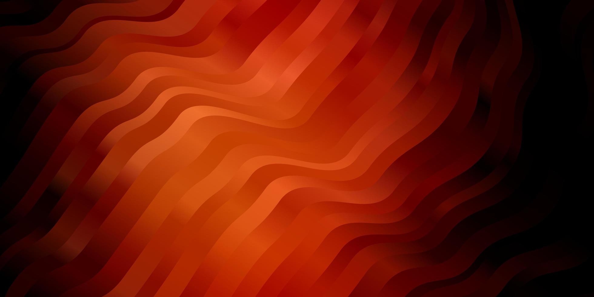 fundo vector vermelho escuro com linhas irônicas. ilustração em estilo abstrato com gradiente curvado. padrão para livretos de negócios, folhetos