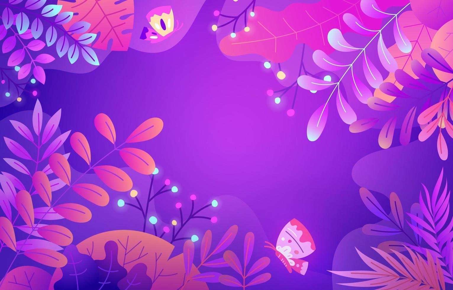 lindo fundo floral roxo pastel vetor