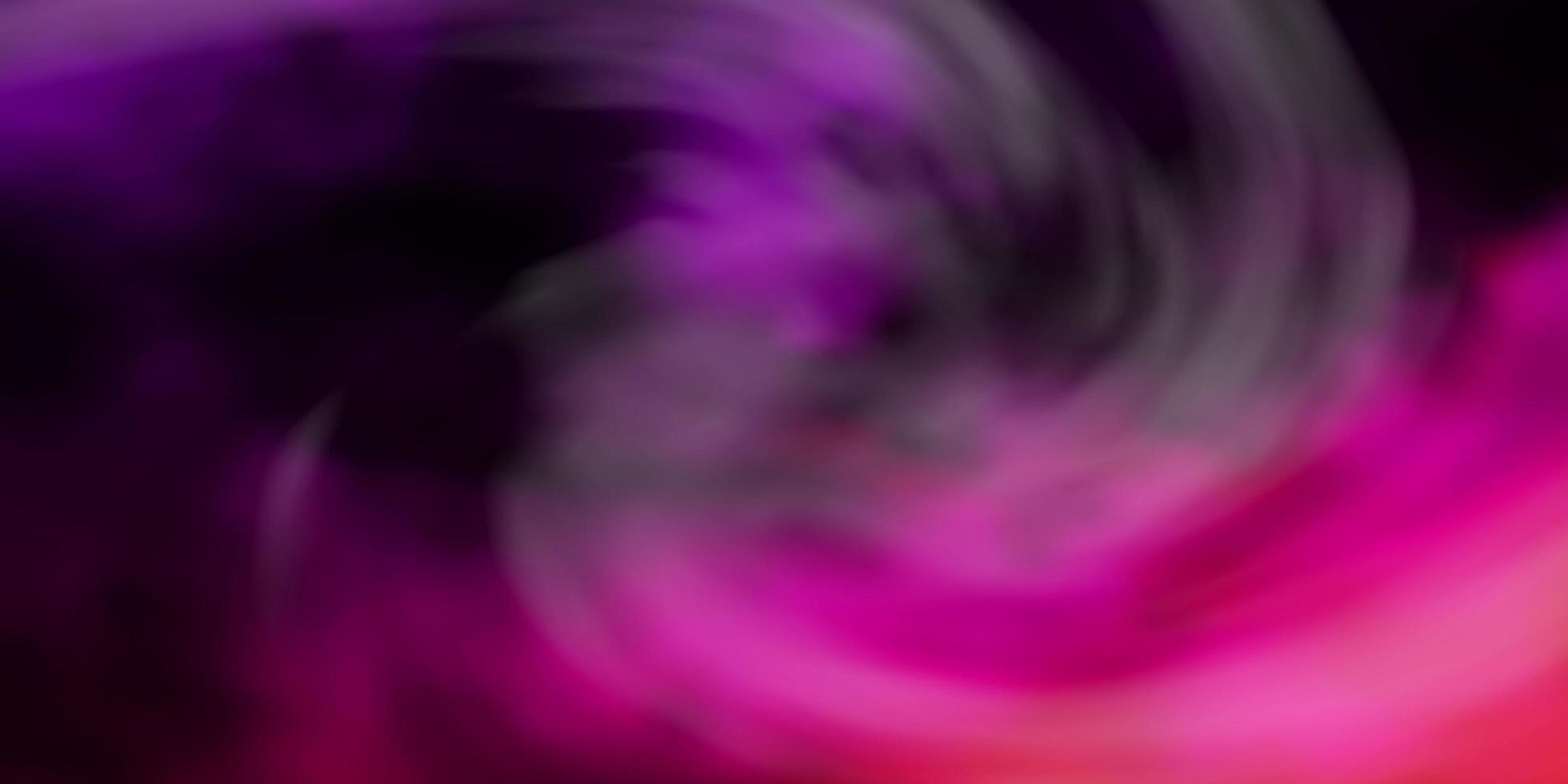 modelo de vetor roxo escuro, rosa com céu, nuvens. ilustração abstrata com nuvens gradientes coloridas. padrão para seus livretos, folhetos.