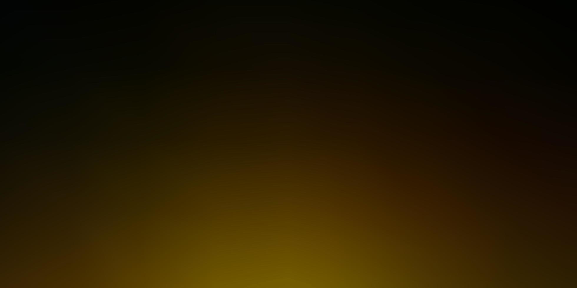 fundo desfocado abstrato do vetor verde escuro e amarelo. brilhante ilustração colorida no estilo desfoque. novo lado para o seu design.