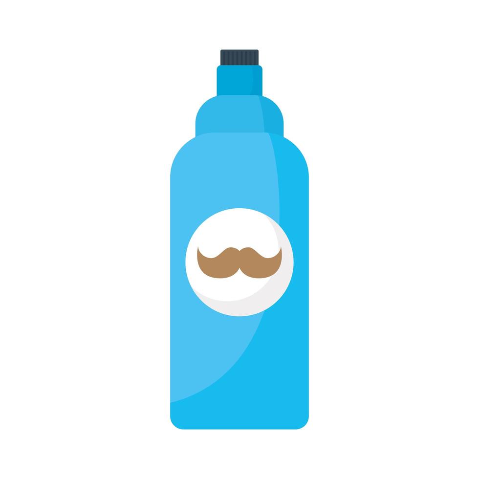 ícone de produto bigode de barbearia vetor