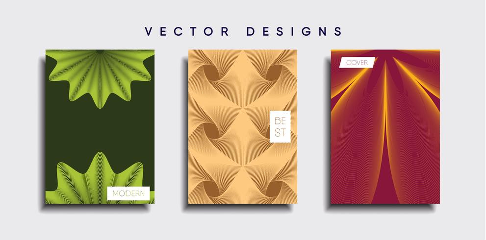 Mínimo Vector desenhos de capa. Modelo de cartaz do futuro.