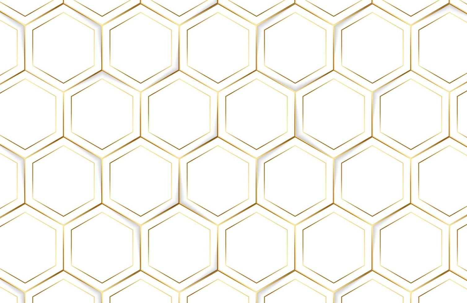 fundo branco moderno texturizado com padrão hexágono abstrato vetor