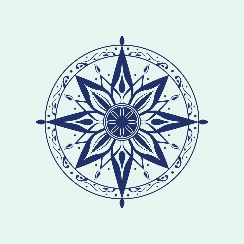 abstrato Estrela bússola emblema vetor - navegação criativo possibilidades com intrigante Projeto