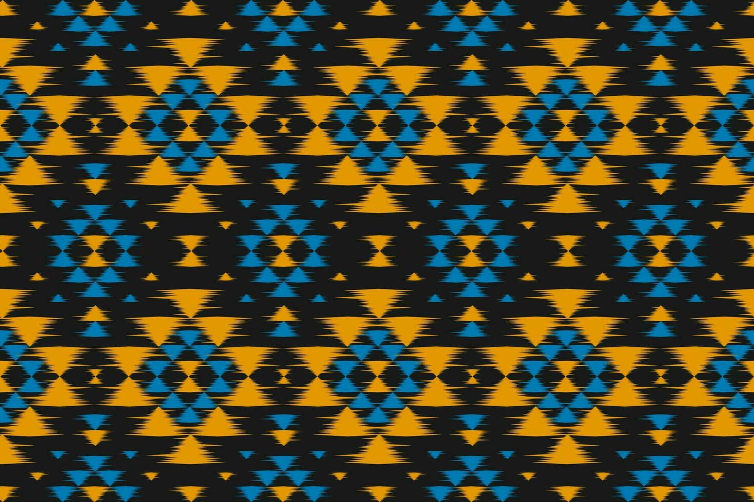 arte de padrão tribal étnica bonita. padrão sem emenda de ikat étnico. estilo americano e mexicano. vetor