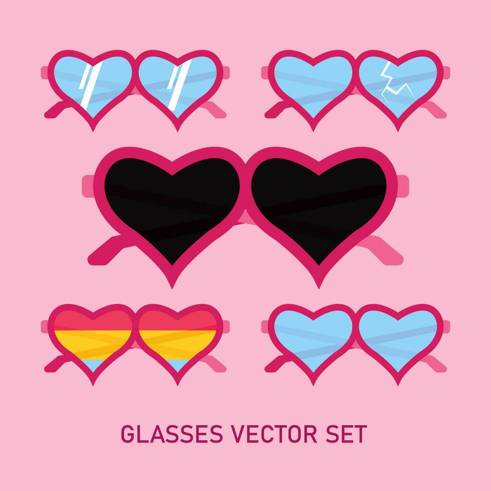 óculos vetor conjunto coleção
