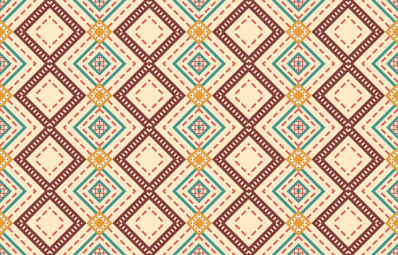 étnico abstrato ikat arte. asteca enfeite imprimir. geométrico étnico padronizar desatado cor oriental. Projeto para fundo ,cortina, tapete, papel de parede, roupas, invólucro, batik, vetor ilustração.