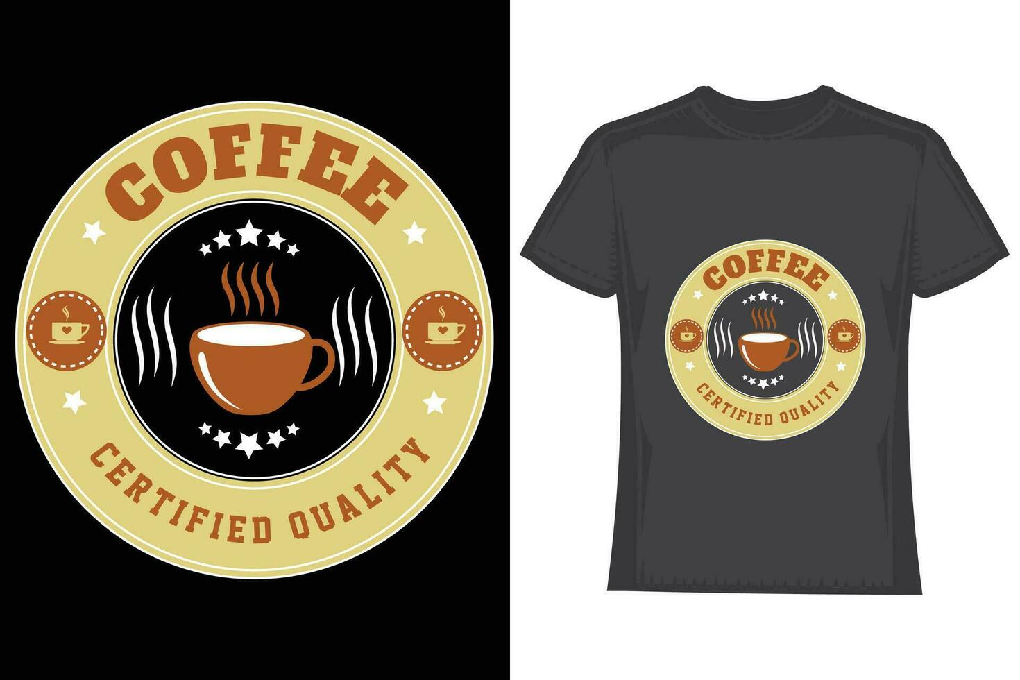 café camiseta Projeto. café tipografia t camisa projeto, café citações letras t camisa Projeto vetor