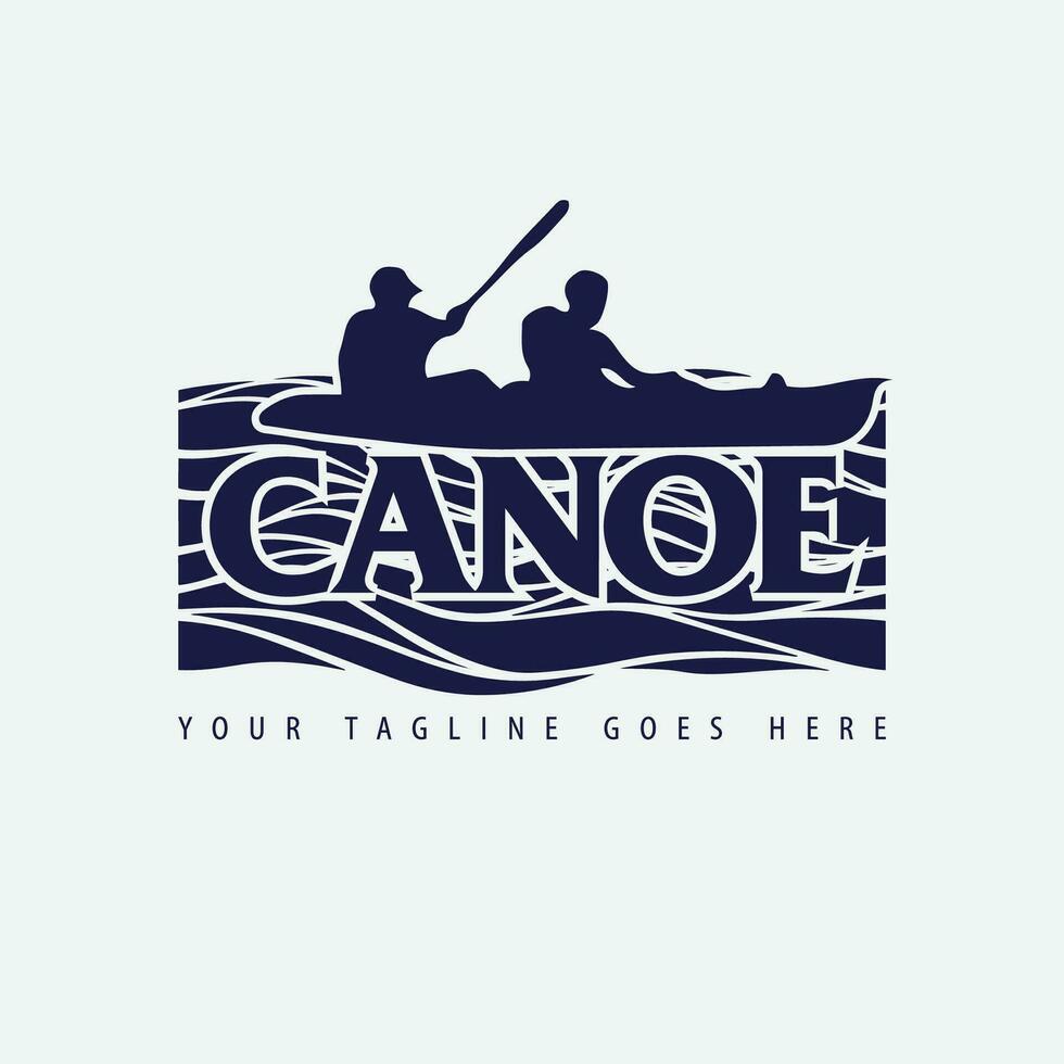 canoa logotipo vetor