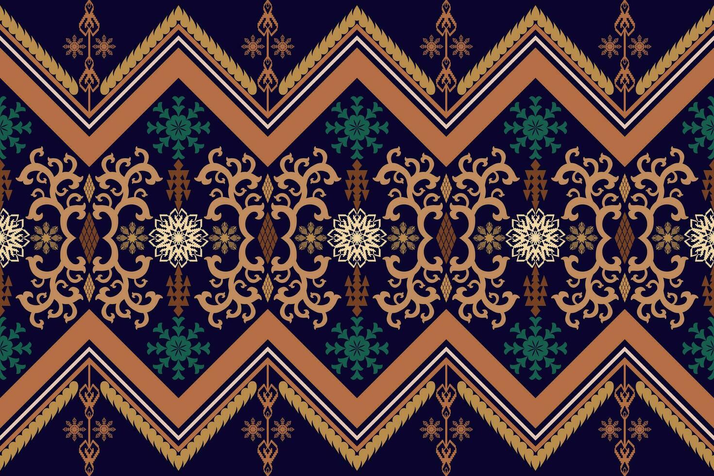 geométrica étnica oriental arte tradicional pattern.figure bordado tribal style.design para plano de fundo, papel de parede, roupas, embrulho, tecido, elemento, ilustração vetorial. vetor